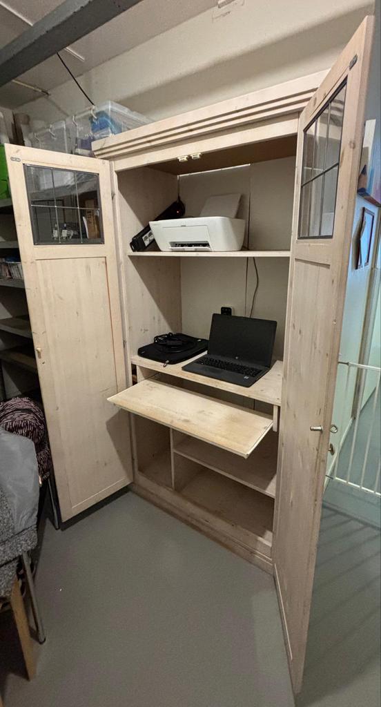 Bureau / computer kast, Huis en Inrichting, Kasten | Computermeubels, Gebruikt, 120 tot 170 cm, 70 tot 120 cm, 40 tot 80 cm, Overige houtsoorten