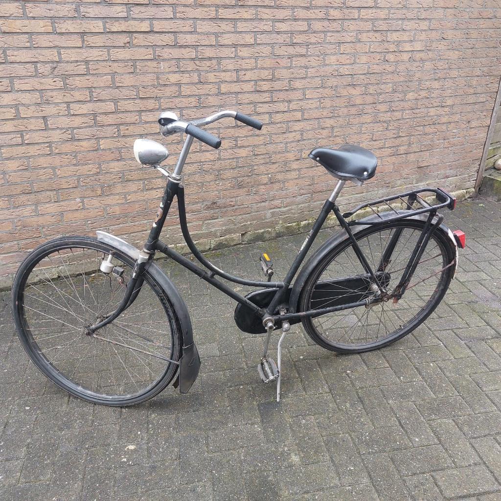 Klassieke omafiets, Gebruikt, 47 tot 50 cm, Handrem, Ophalen
