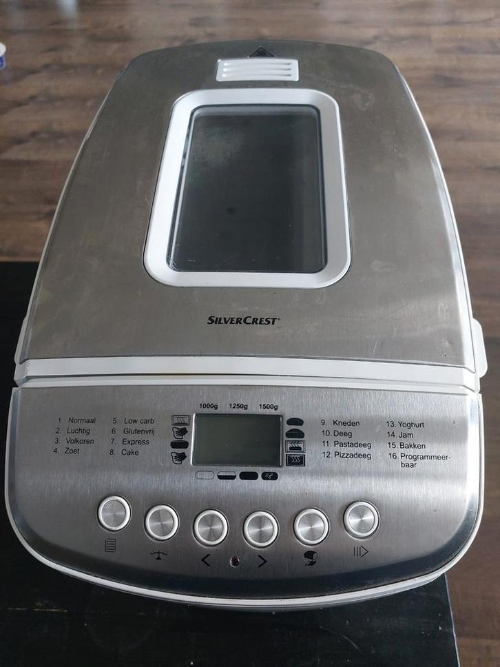 Broodbakmachine Silvercrest, Witgoed en Apparatuur, Broodbakmachines, Gebruikt, Ophalen