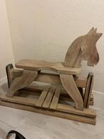 Eiken houten schommel paard, Ophalen of Verzenden, Zo goed als nieuw