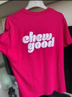 Roze grappig T-shirt dames, Verzenden, Maat 42/44 (L), Nieuw, Korte mouw