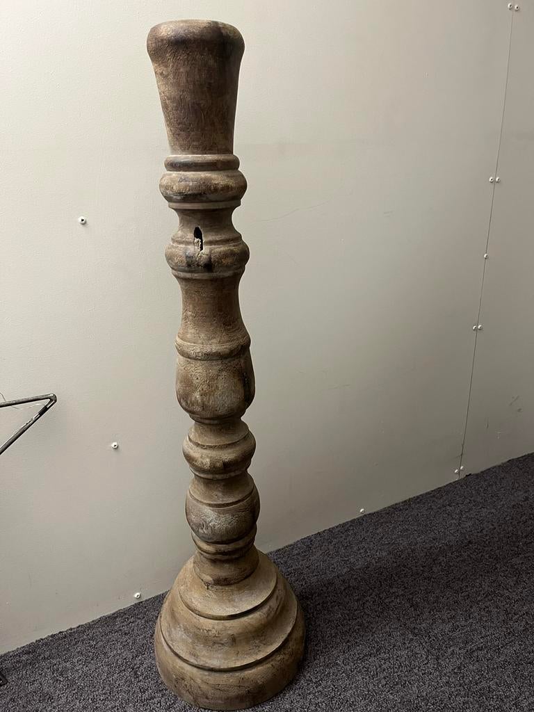 Aura Peeperkorn Kaarsenstandaard 80 cm - Robuust & Stoer, Ophalen of Verzenden, Nieuw, Overige materialen, 75 cm of meer