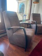 Twee mooie bruine stoelen/ fauteuils in goede staat, Huis en Inrichting, Fauteuils, Ophalen, 75 tot 100 cm, Zo goed als nieuw
