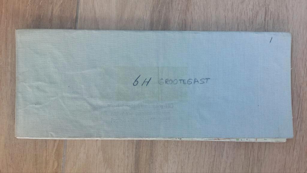 6H Grootegast Lutjegast Grijpskerk Opende stafkaart uit 1982, Boeken, Topografische Dienst Nederland, Ophalen of Verzenden, 1800 tot 2000