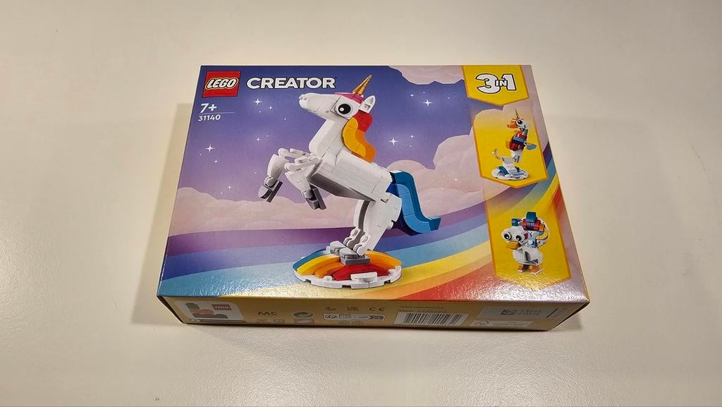 LEGO Creator 3in1 Magische Eenhoorn 31140 Nieuw in doos, Ophalen of Verzenden
