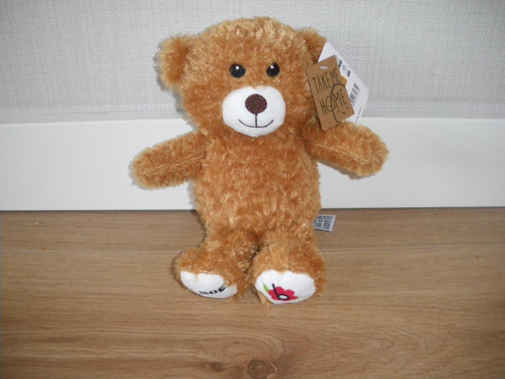 nieuw heel leuk knuffel beertje, Ophalen of Verzenden, Nieuw, Beer