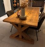 Mooie houten klooster eettafel van de Bongerd, Huis en Inrichting, Ophalen, 100 tot 150 cm, 200 cm of meer, Zo goed als nieuw