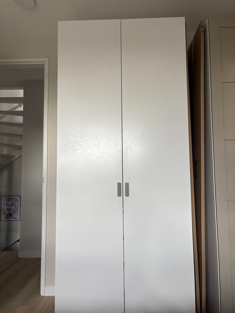 Twee witte IKEA kastdeuren 50x299, Ophalen, Gebruikt, 200 cm of meer, 50 tot 100 cm