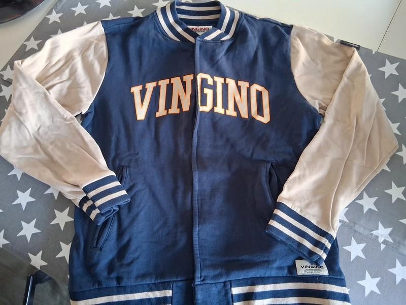 nieuwstaat vest vingino maat 164, Kinderen en Baby's, Kinderkleding | Maat 164, Trui of Vest, Ophalen of Verzenden, Zo goed als nieuw