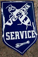 Vespa service servizio emaillen reclame decoratie bord, Ophalen of Verzenden, Zo goed als nieuw, Reclamebord