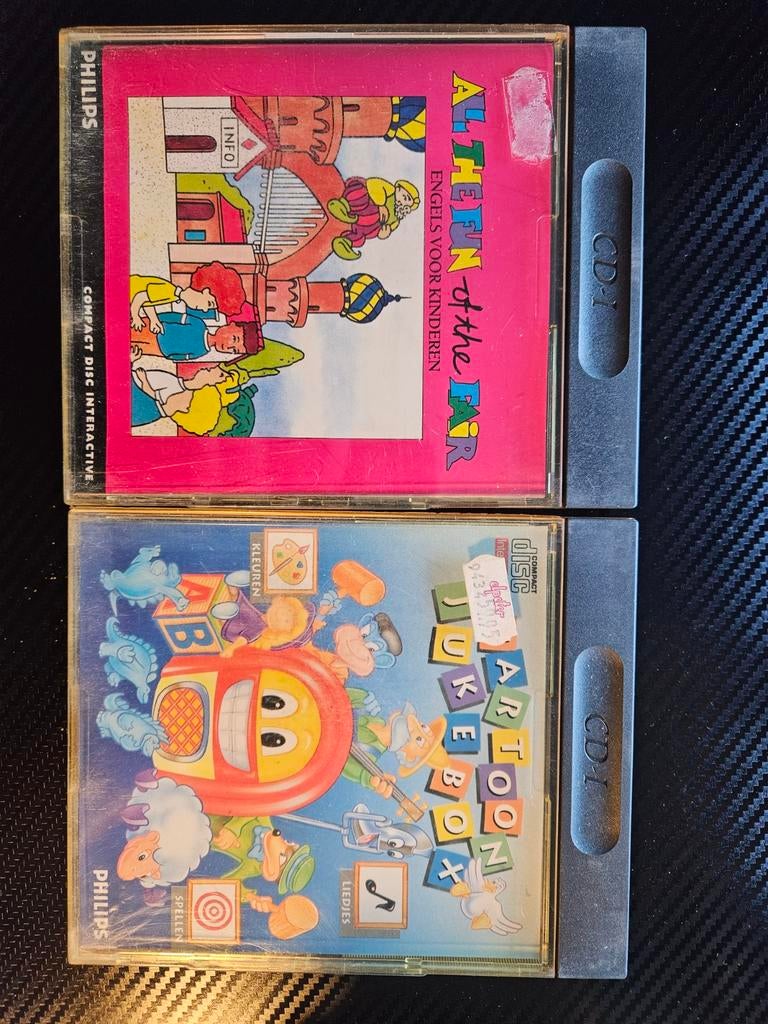 Philips CD-i Spellen Bundel: Educatief & Klassiek (6 stuks), Puzzel en Educatief, Gebruikt, 1 speler, Ophalen of Verzenden