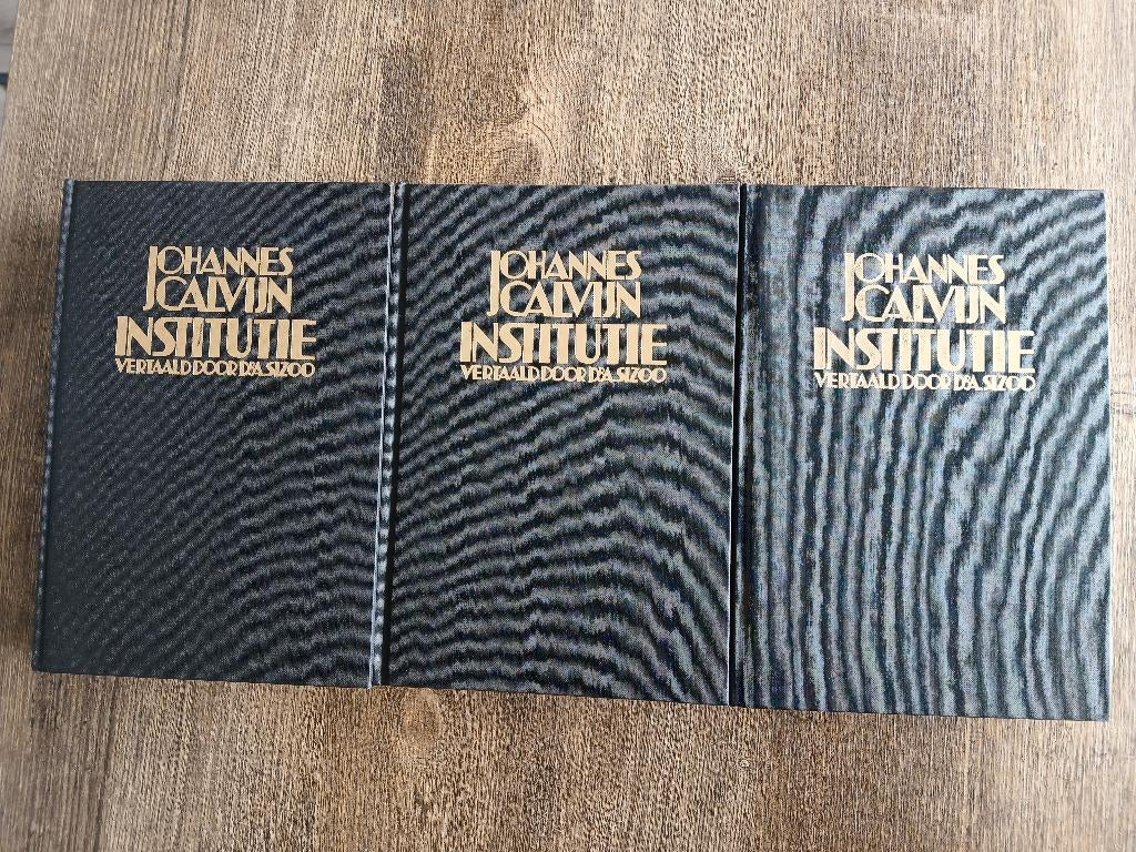 Johannes Calvijn - Institutie vertaald door Dr. A. Sizoo, Boeken, Ophalen of Verzenden, Gelezen, Johannes Calvijn, Christendom | Protestants