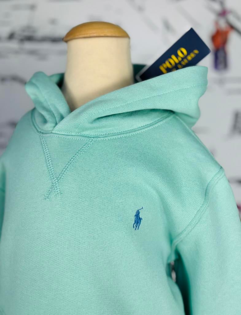 Ralph Lauren mintgroene sweater hoodie trui maat 6 NIEUW, Kinderen en Baby's, Kinderkleding | Maat 116, Trui of Vest, Nieuw, Ophalen of Verzenden