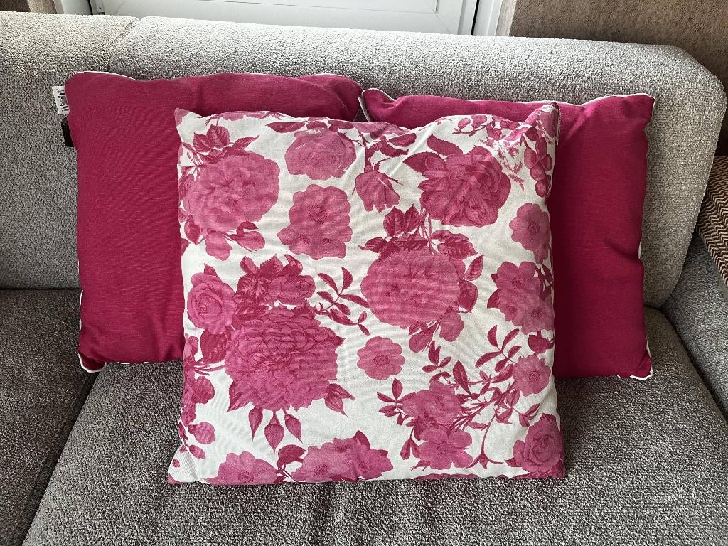 12x sierkussens tuin – 45x45 / 50x50 – incl. opberghoes, Ophalen, Zo goed als nieuw, Overige kleuren, Vierkant