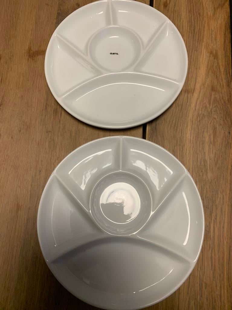 Twee stevige tapas/fondue/serveerborden Gusta, Nieuw, Ophalen of Verzenden, Bord(en), Overige stijlen