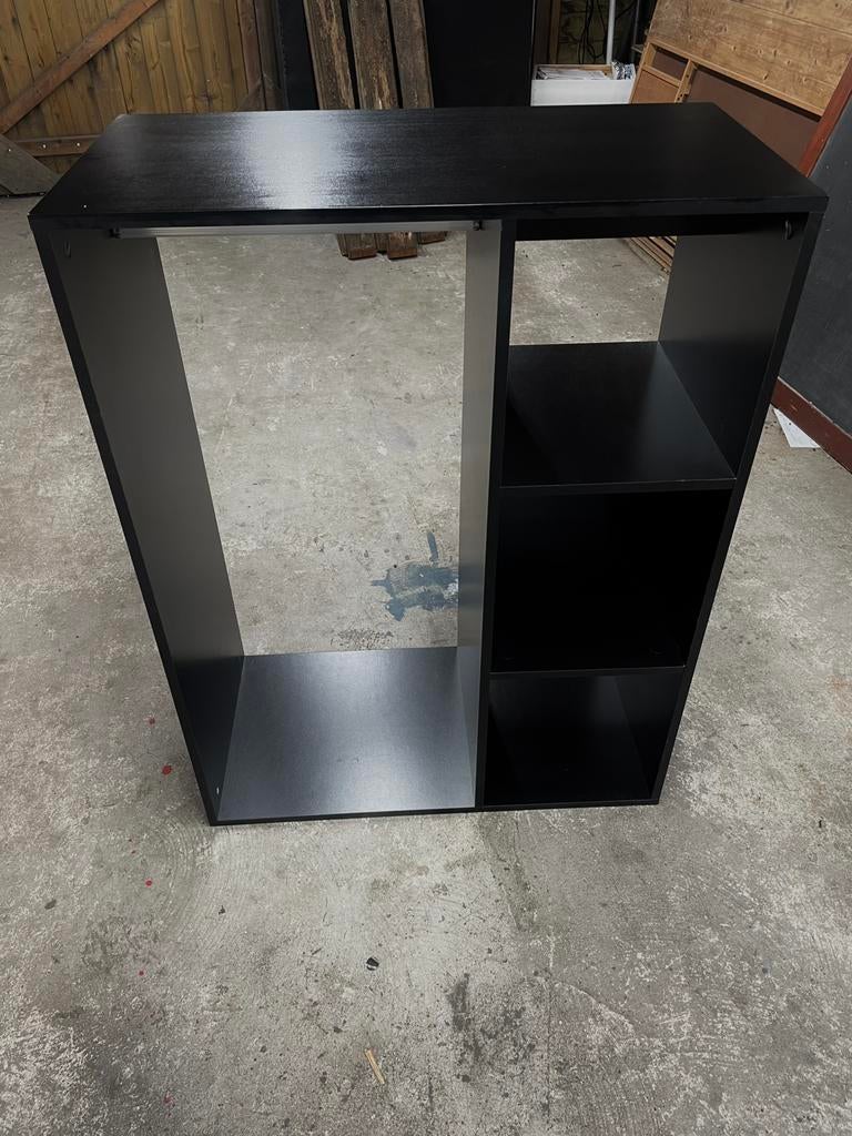 Nette mat zwarte kledingkast, Ophalen, Zo goed als nieuw, Minder dan 150 cm, 150 tot 200 cm
