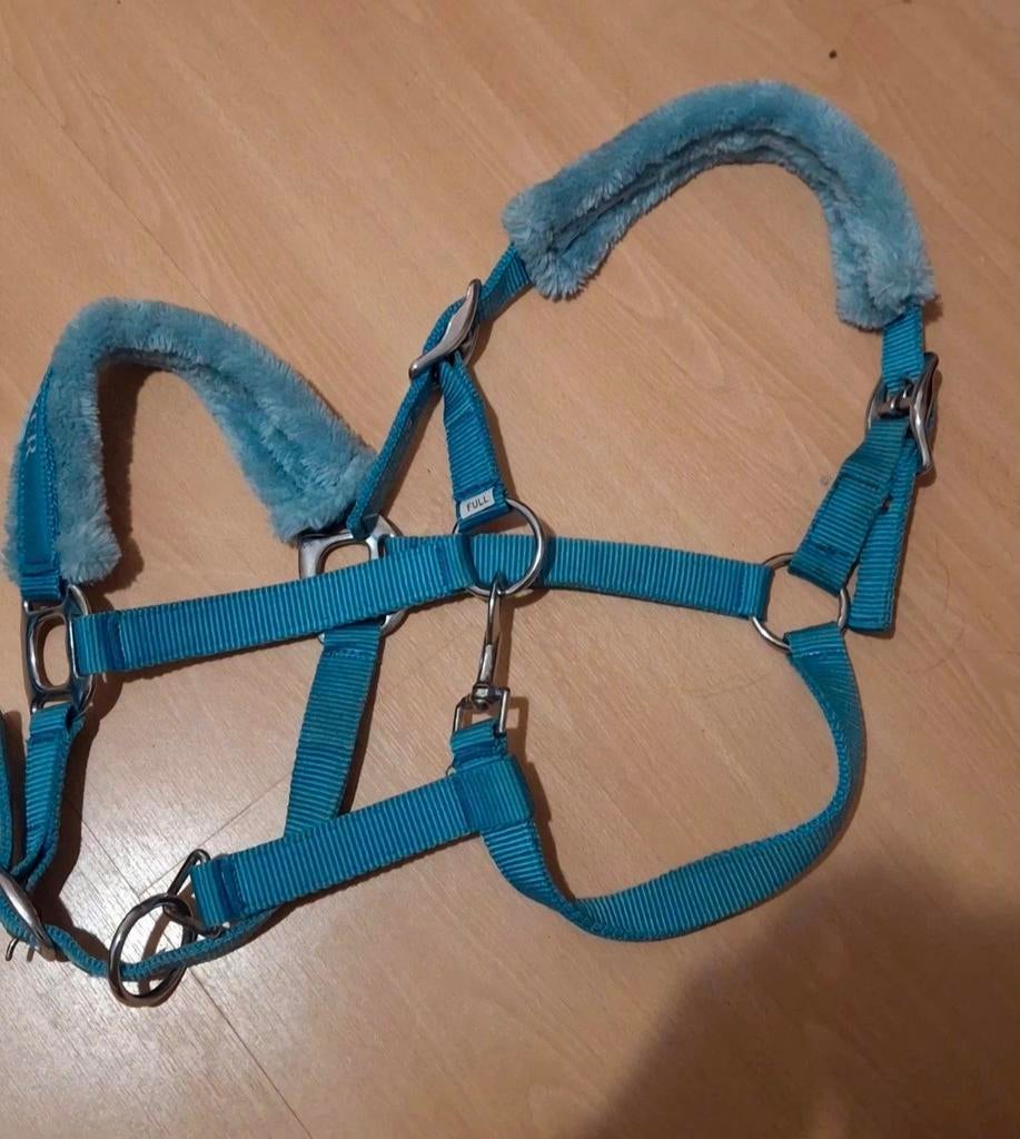 Blauw halster, Dieren en Toebehoren, Paarden en Pony's | Overige Paardenspullen, Ophalen, Overige soorten