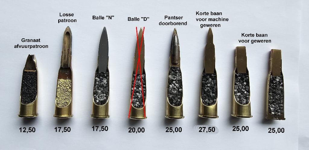 8mm Lebel Geweer DOORSNEDEN, Ophalen of Verzenden, Landmacht, Overige gebieden, Hulzen of Bodemvondsten