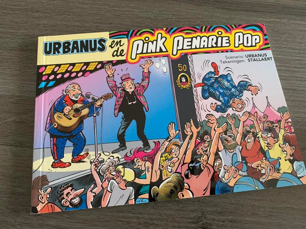Urbanus en de Pink Penarie Pop (Pinkpop) - Stallaert strip, Eén stripboek, Ophalen of Verzenden