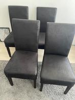 Eetkamerstoelen, Huis en Inrichting, Ophalen, Zo goed als nieuw, Zwart, Vier
