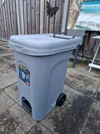 Grote 60ltr tuin afval rol container met voet pedaal deksel., Ophalen of Verzenden, Nieuw, Onkruidsteker