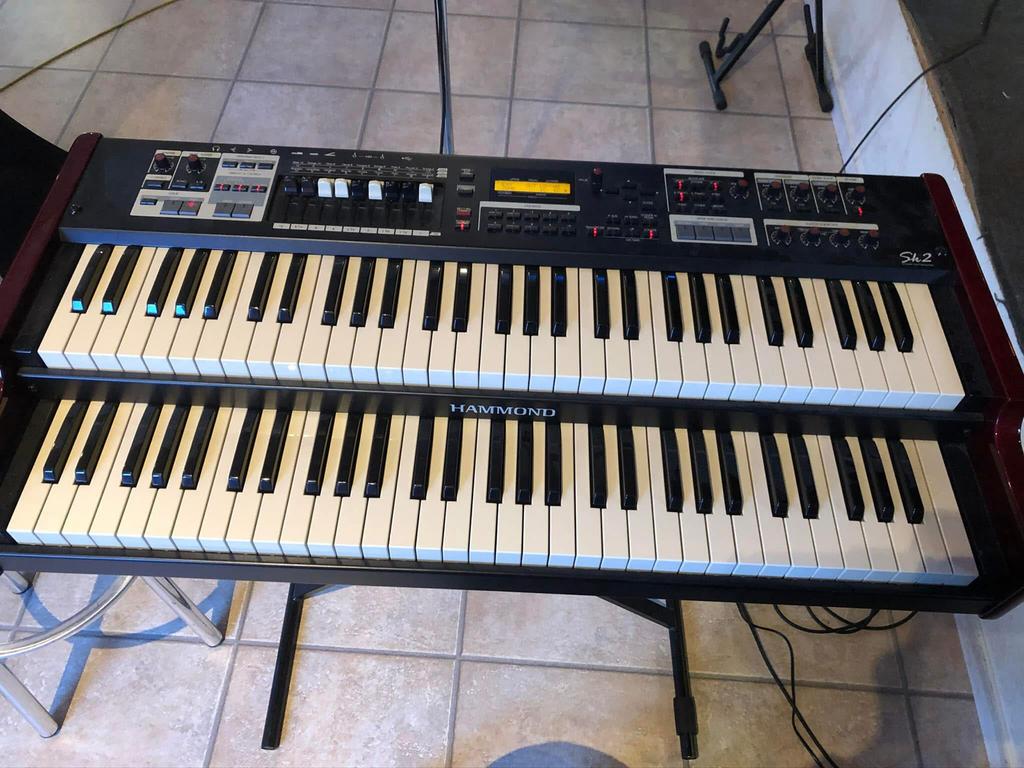 Hammond SK2 orgel in topconditie met draagtas, Overige merken, 61 toetsen, Midi-aansluiting, Ophalen of Verzenden