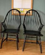 Vintage Windsor stoelen, Ophalen of Verzenden, Zo goed als nieuw, Hout