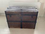 Antieke vintage reis kist reis koffer, Huis en Inrichting, Woonaccessoires | Kisten, Ophalen, Zo goed als nieuw, 50 tot 100 cm