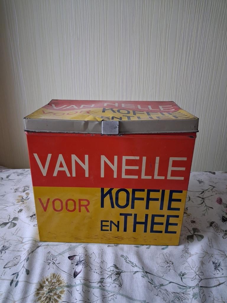 Van Nelle blik voor koffie en thee, Verzamelen, Blikken, Ophalen of Verzenden