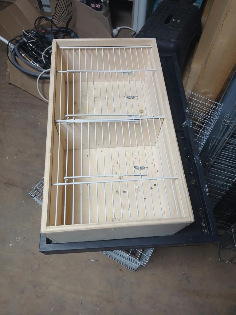 Transport kooi, Ophalen of Verzenden, Hout, Vogelkooi