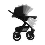 Dubatti Two Kinderwagen met adapters en regenscherm, Overige merken, Gebruikt, Ophalen of Verzenden, Combiwagen