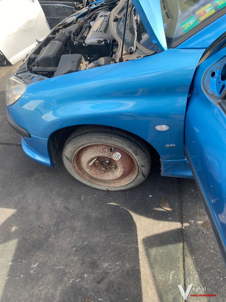 Peugeot 206 Sw GTI 2003 250080 Voorscherm Linksvoor kleurcod, Ophalen, Gebruikt, -, -