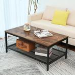Salontafel-105x60x45,5-Bruin, Ophalen, 100 tot 150 cm, Nieuw, 50 tot 100 cm