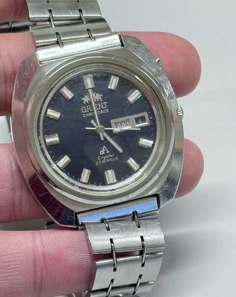 Zeldzaam Orient Vintage horloge 1960 Chrono Ace Automatic, Ophalen of Verzenden, Overige typen