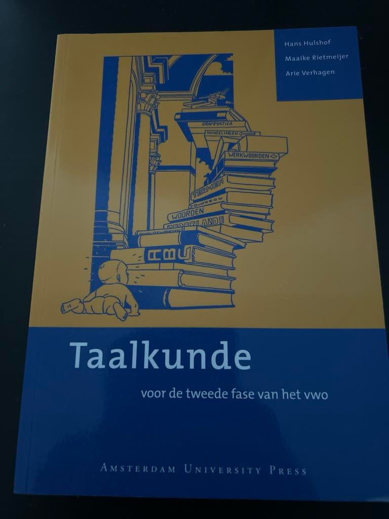 Taalkunde VWO - Handboek voor de tweede fase, Ophalen of Verzenden, Alpha, Zo goed als nieuw, WO