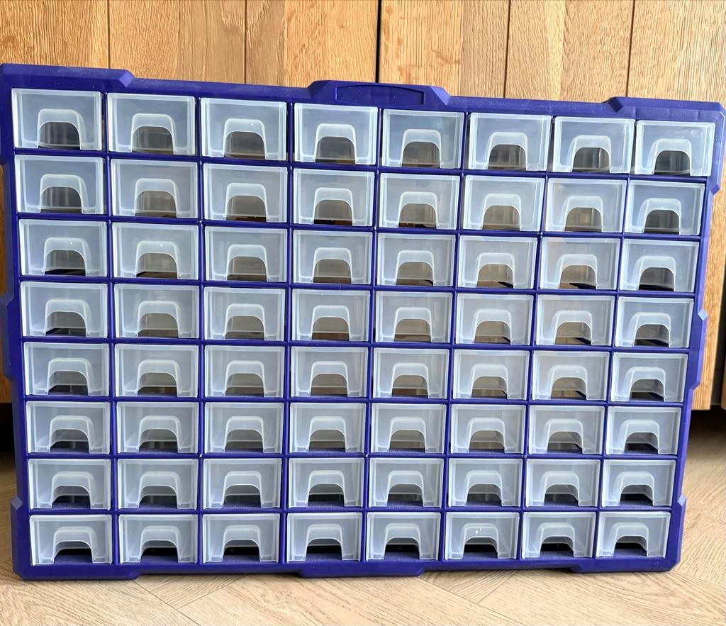 HBM 64 Laden Ladenkast Assortimentskast Opbergsysteem, Ophalen, Nieuw