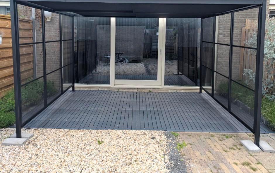 IKEA runnen vlonders te koop circa 13 m2, Tuin en Terras, Terrasdelen en Vlonders, Ophalen, Zo goed als nieuw, Kunststof