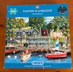 Gibson puzzel - Summer in Ambleside, Ophalen of Verzenden, 500 t/m 1500 stukjes, Zo goed als nieuw, Legpuzzel