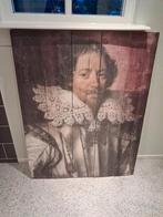 'Portret van een man' op hout, Ophalen of Verzenden, Minder dan 50 cm, Schilderij, Minder dan 50 cm