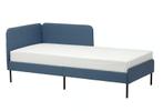 Mooi blauw eenpersoons bed Blakullen Ikea, bankje, bankbed, Huis en Inrichting, Ophalen, Gebruikt, 90 cm, Eenpersoons