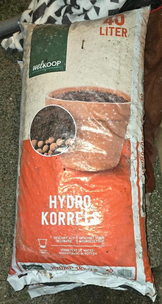 2 zakken Welkoop hydrokorrels - 40 liter per zak, Ophalen