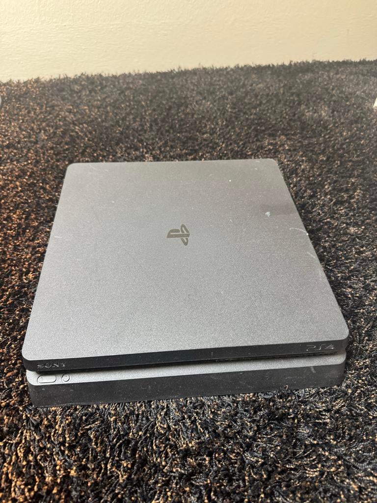 PlayStation 4 Slim met controller en kabels, Ophalen of Verzenden, Met 1 controller, Slim, 500 GB