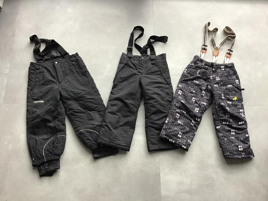 Drie skibroeken maat 98/104, Ophalen of Verzenden, Zo goed als nieuw, Jongen, Broek