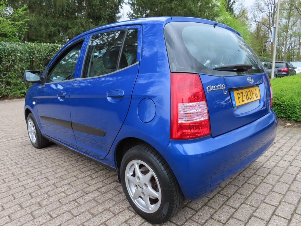 Kia Picanto 1.1 LX, Auto's, Kia, Stof, 4 cilinders, Metallic lak, Bedrijf