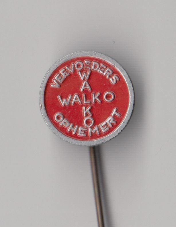 Walko Veevoeders ophemert speldje, Verzamelen, Gebruikt, Niet vindbaar, Niet vindbaar, Speldje of Pin