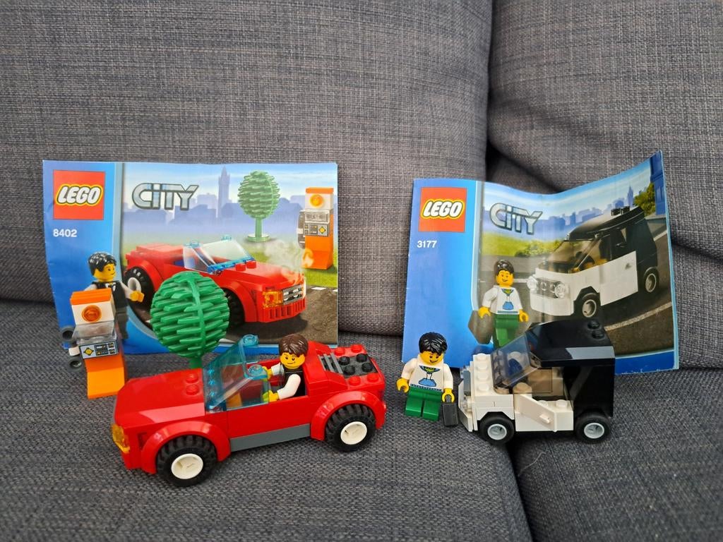 Lego City auto's met instructieboekjes, Ophalen of Verzenden