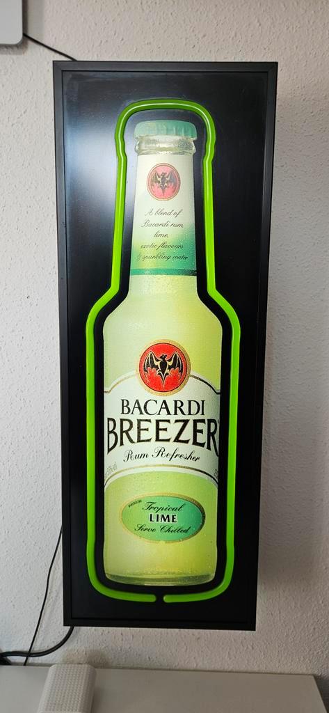 Bacardi Breezer Neon Lamp - Decoratieve Verlichting, Huis en Inrichting, Lampen | Overige, Gebruikt, Ophalen of Verzenden