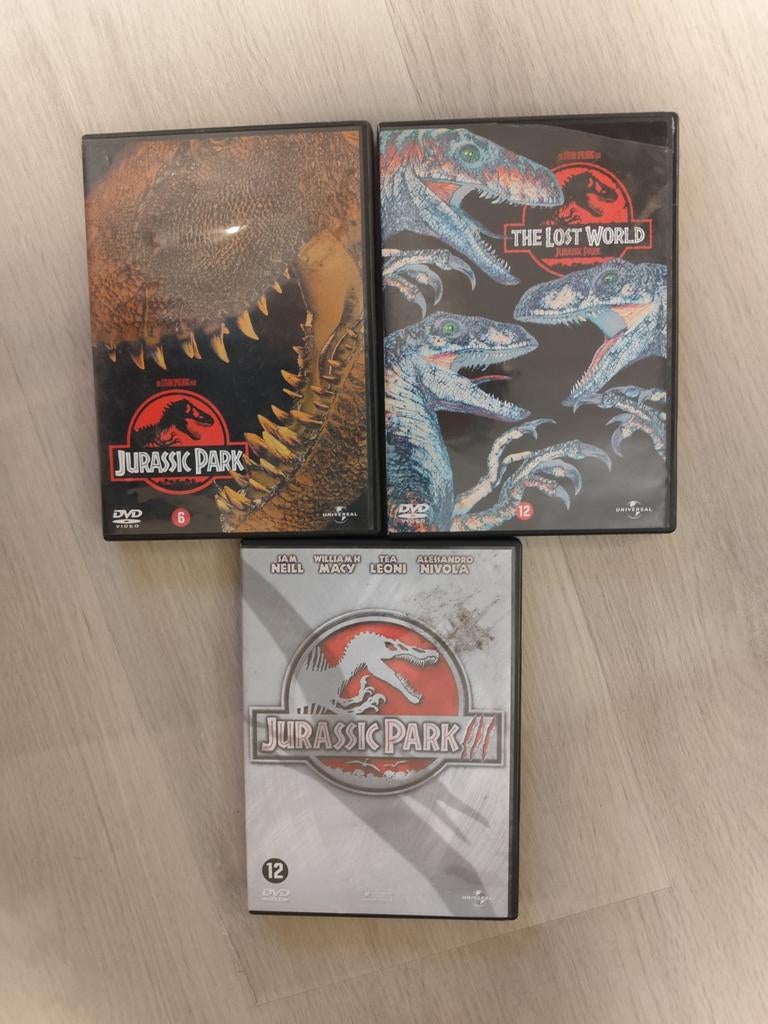 Jurassic Park DVD films 1, 2 en 3, Ophalen of Verzenden