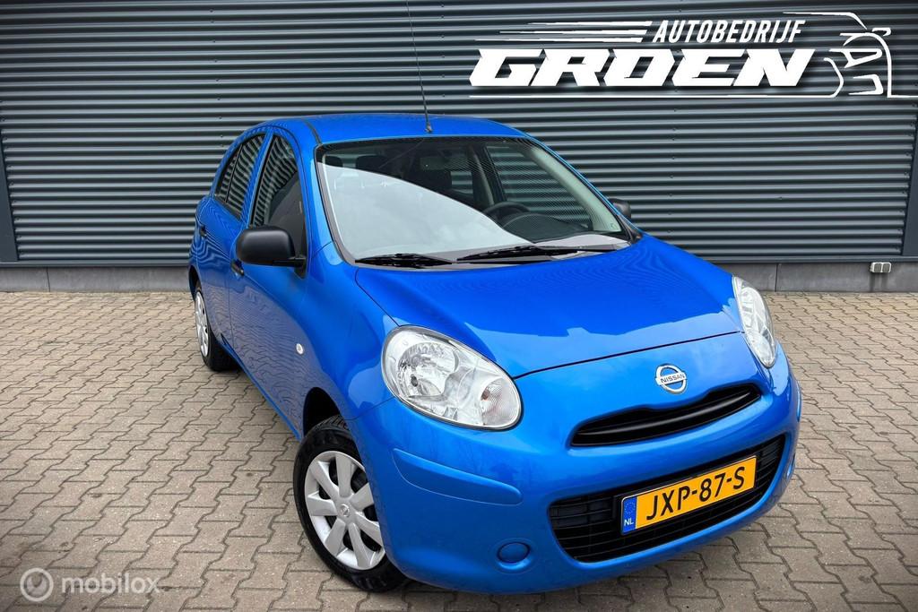Nissan Micra 1.2 Connect Edition, Auto's, Voorwielaandrijving, Euro 5, Gebruikt, Blauw