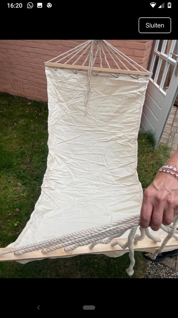 Nieuwe hangmat, Ophalen, Nieuw